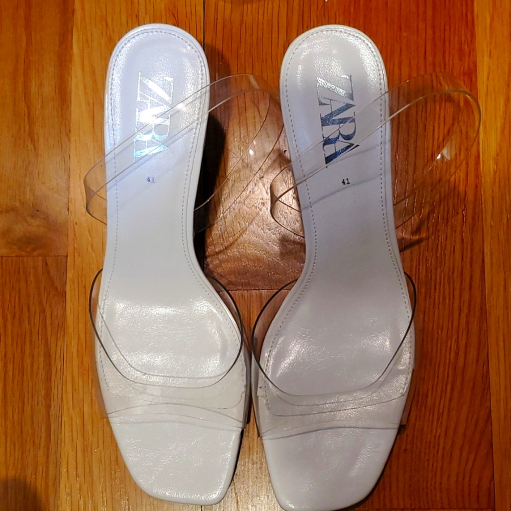 Zara clear shoes